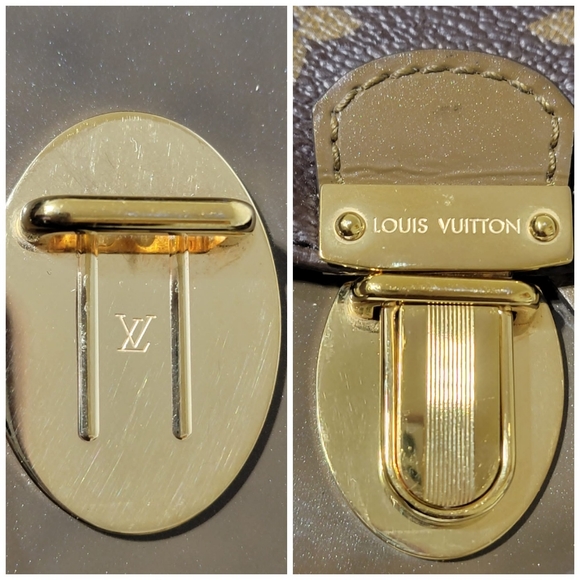 LOUIS VUITTON Monogram Coated Canvas And Vert Bronze Vernis Hot Springs … - Picture 13 of 16